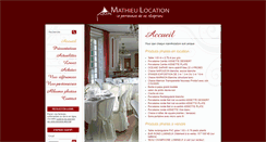 Desktop Screenshot of mathieu-location.fr